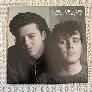 1985 TEARS FOR FEARS Album SONGS FROM THE BIG CHAIR Lp 1ST PRESS Vinyl NEAR MINT